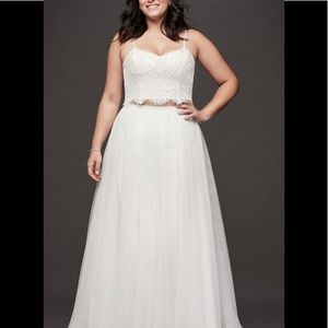 NWT Soft White Galina wedding dress (separates)